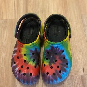 Multicolored Crocs Size M7 W9